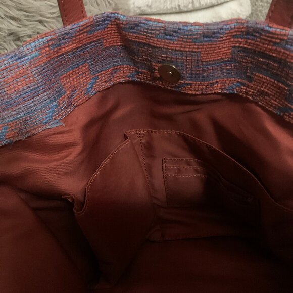 Orange Leather Fossil Bag - Picture 4 of 5